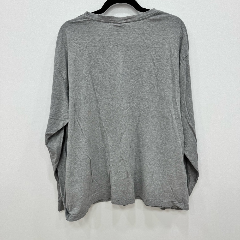 Polo Ralph Lauren Vintage Long Sleeve T Shirt distressed trailed Sz XL - Picture 2 of 4